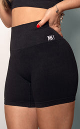 Shorts Personnalite cos Alto Canelado Preto