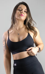 Top Alça Preta