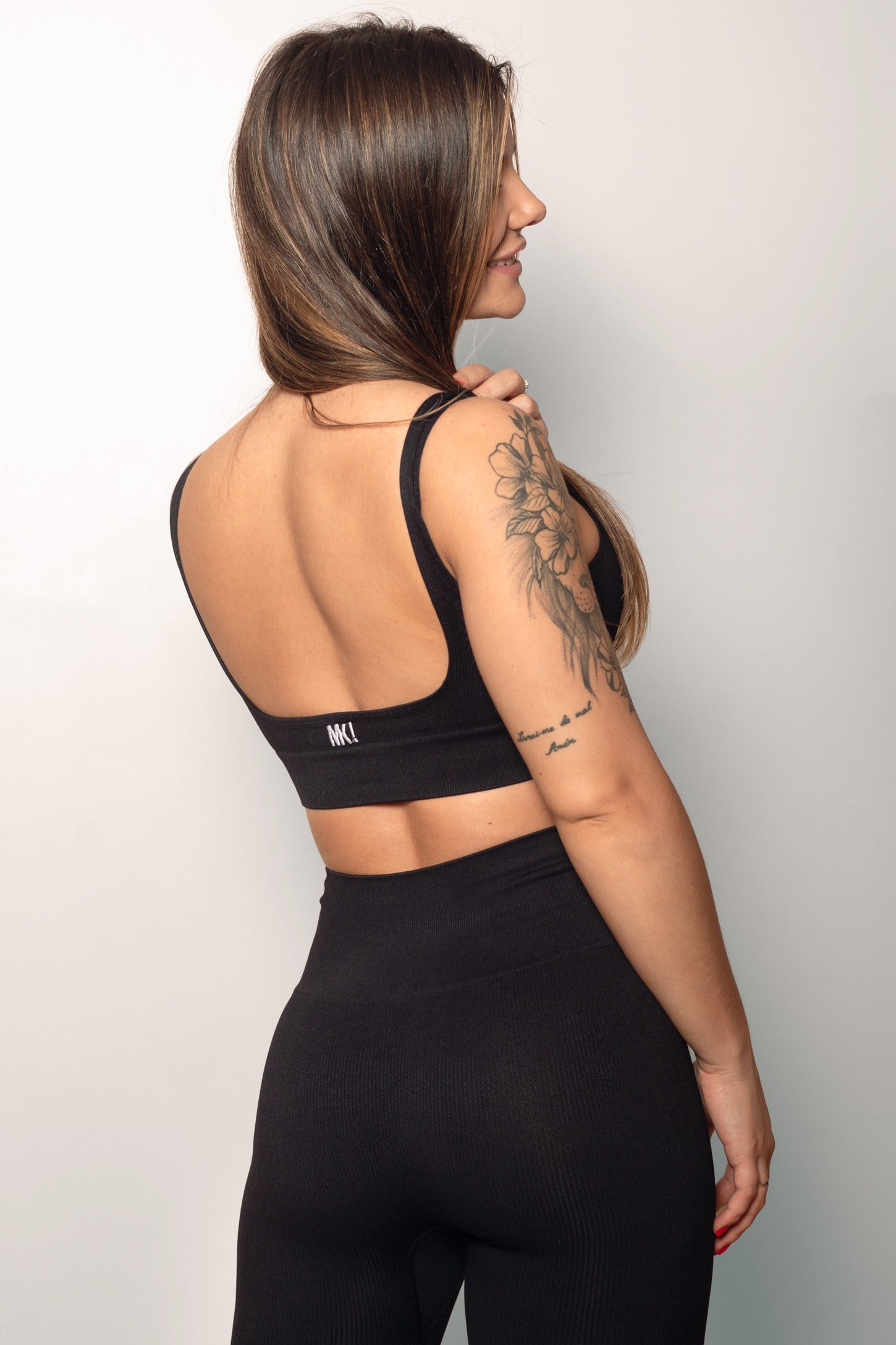 Shorts Personnalite cos Alto Canelado Preto