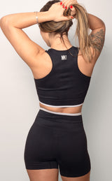 TOP  NADADOR C/ LISTRA  PERSONNALITE PRETA/CINZA