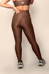 Legging Allure Movimento Castanho - vista posterior