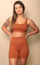 Shorts Personnalité Canelado Caramelo