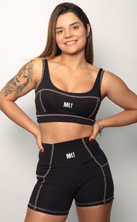 SHORTS AMERICA PRETO